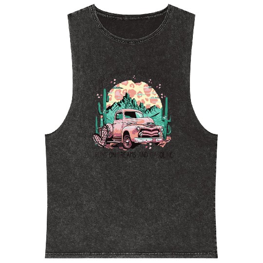 I Got A Heart Like a Truck Mineral Wash Tank Tops