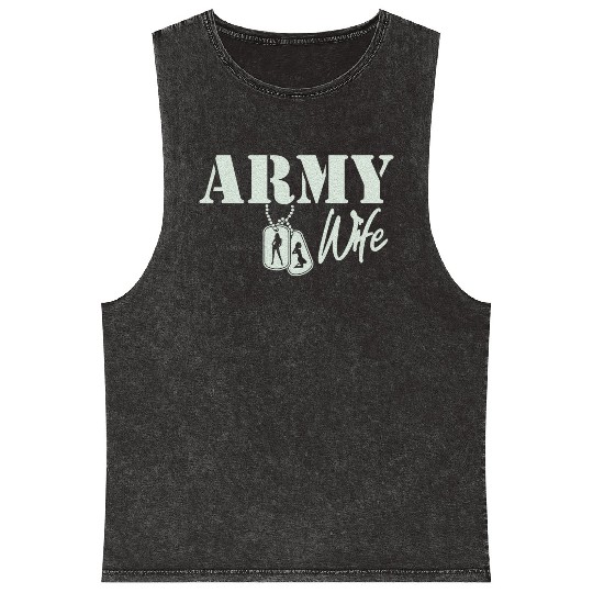 Soldier | Army Wife Mineral Wash Tank Tops | Army Wife Mineral Wash Tank Tops