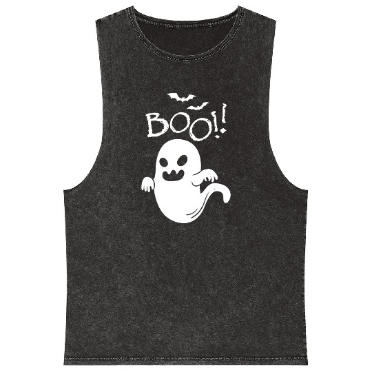 Ghost Of Disapproval Mineral Wash Tank Tops