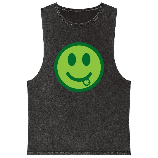 st patricks day - funny Mineral Wash Tank Tops