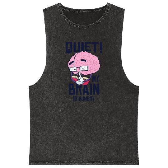 Book Lover Brain Reading Books Literature Mineral Wash Tank Tops