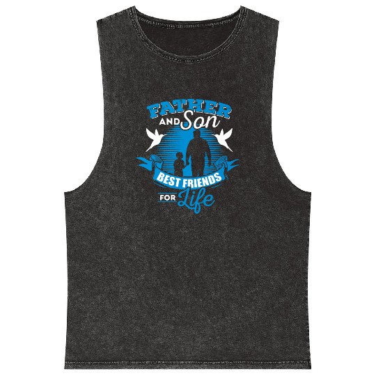 FATHER AND SON Mineral Wash Tank Tops