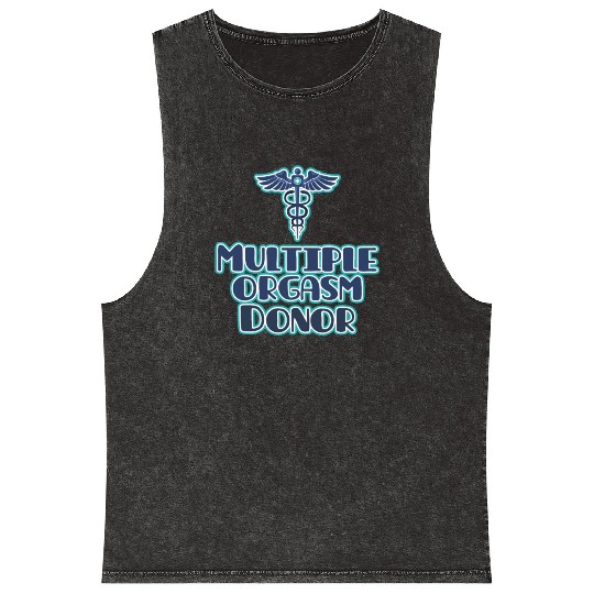 Multi Orgasm Donor Mineral Wash Tank Tops