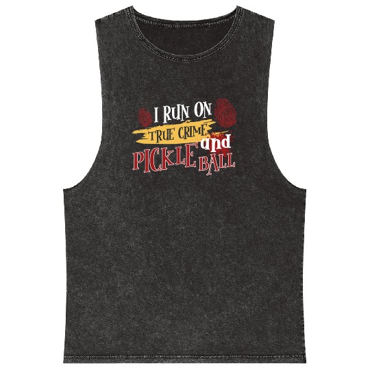 True Crime Murder Spy Crime Interest Gift Idea Mineral Wash Tank Tops