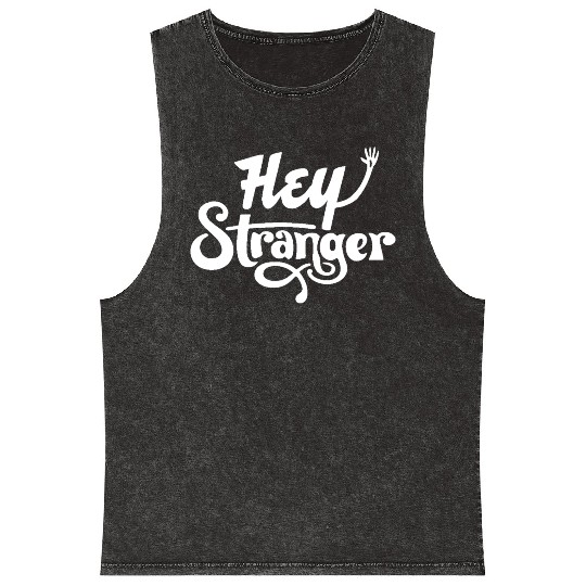 Hey Stranger Mineral Wash Tank Tops