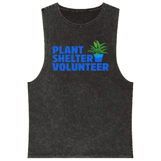 Plant Shelter Volunteer Mineral Wash Tank Tops