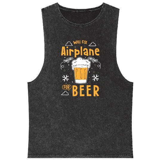 Aircraft Mechanic Mineral Wash Tank Tops