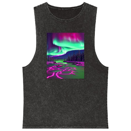 Northern Lights Mineral Wash Tank Tops