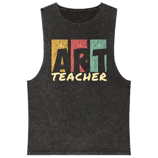 Art Teaching I Art Teacher Mineral Wash Tank Tops