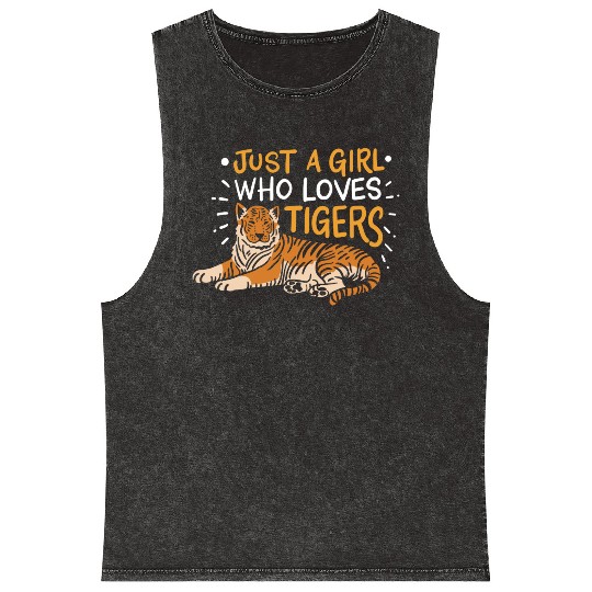 Tiger Tiger Lover Zookeeper Mineral Wash Tank Tops