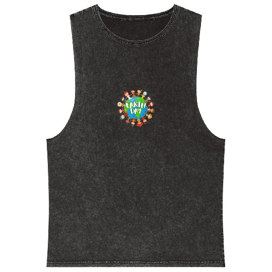 Earth Day 2023 Mineral Wash Tank Tops