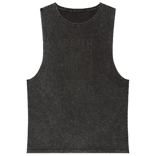 Death Before Decaf Mineral Wash Tank Tops