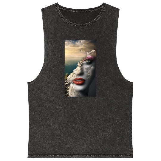 la femme et le nature Mineral Wash Tank Tops