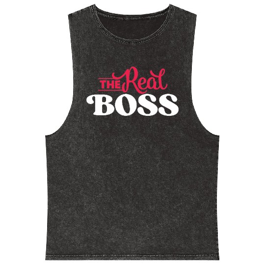 The Real Boss Mineral Wash Tank Tops