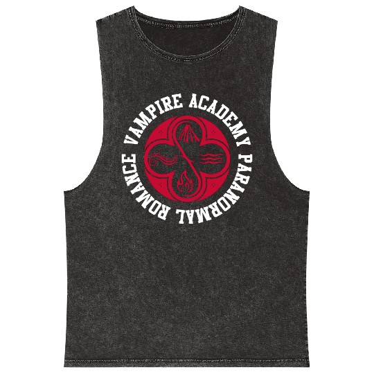 Vampire academy Mineral Wash Tank Tops