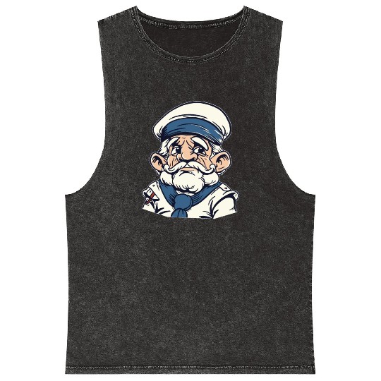 Columbus Day 1492 Sailor Mineral Wash Tank Tops