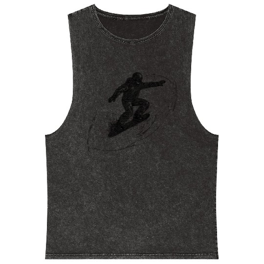 Direction Tal Snowboarding Crass Snowboard Style Mineral Wash Tank Tops