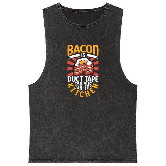 Bacon Lover Funny Bacon Famous Food Keto Diet Mineral Wash Tank Tops
