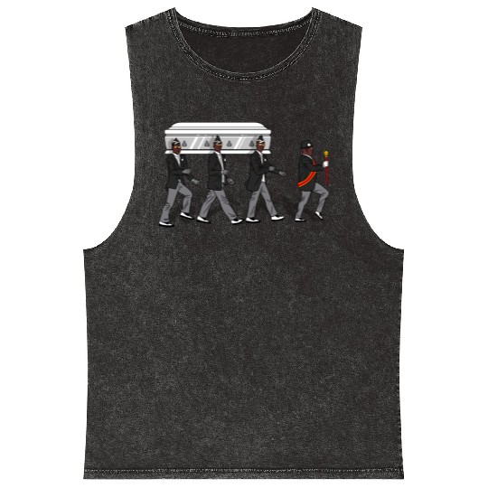 Coffin Dance Mineral Wash Tank Tops