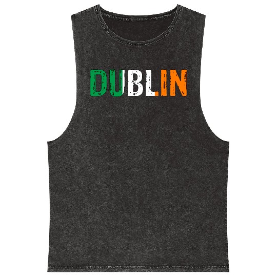 Dublin Ireland Mineral Wash Tank Tops