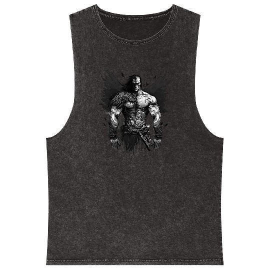 Muscle Raven Mineral Wash Tank Tops