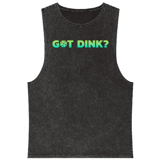 Got Dink Horizontal Green Mineral Wash Tank Tops