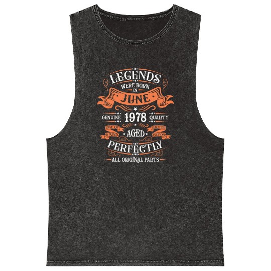 June 1978 anniversary June 1978 June Mineral Wash Tank Tops