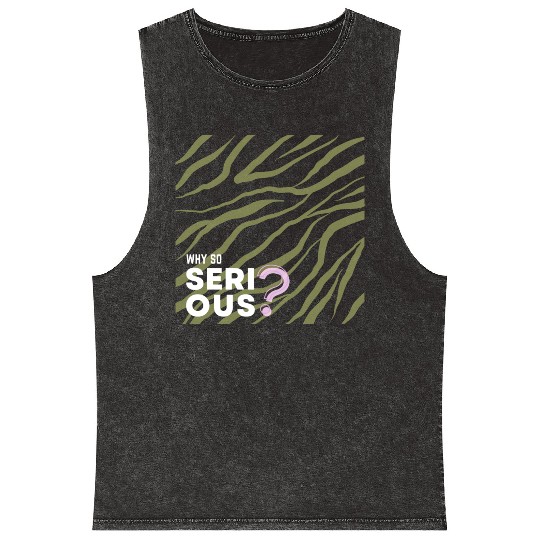 Why So Serious? Mineral Wash Tank Tops
