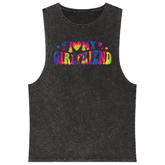 I Love My Boyfriend Retro Red I Heart My Boyfriend Mineral Wash Tank Tops