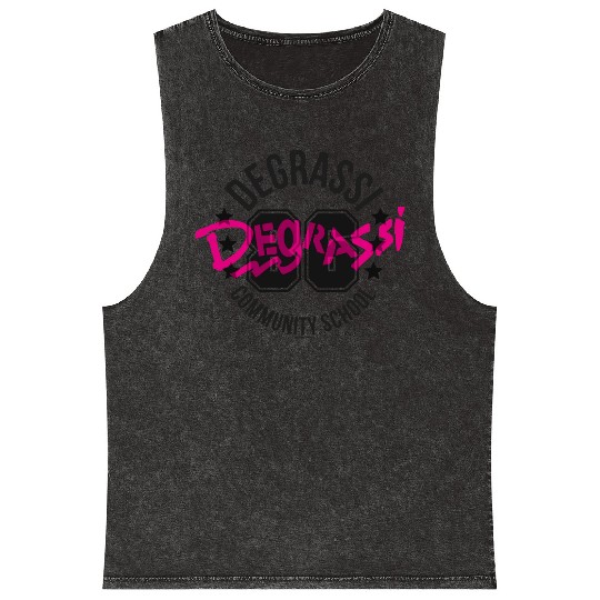 Degrassi Panthers Gym Mineral Wash Tank Tops