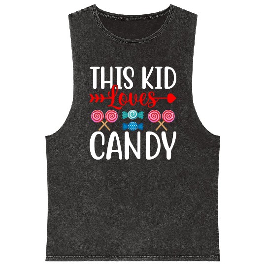 This Kid Loves Candy 1 Mineral Wash Tank Tops