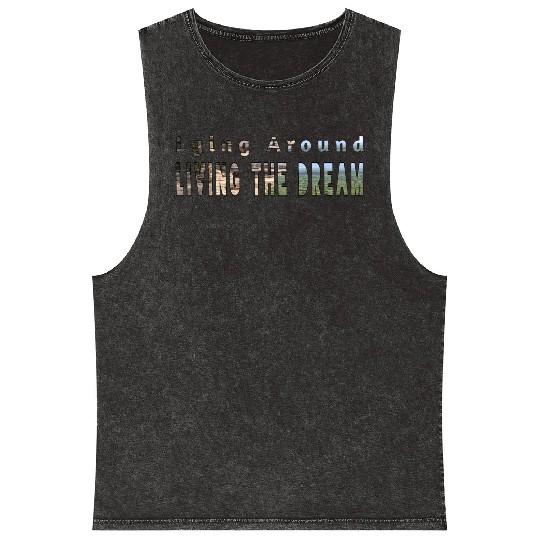 Living the dream Mineral Wash Tank Tops