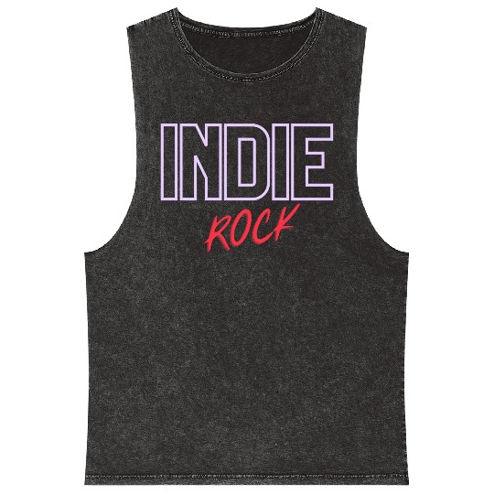 Indie Rock Mineral Wash Tank Tops
