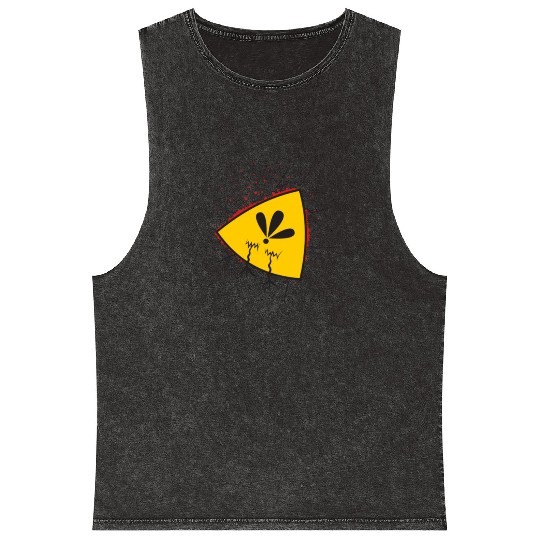 Angry bird Mineral Wash Tank Tops