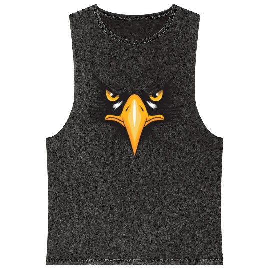 Angry bird Mineral Wash Tank Tops