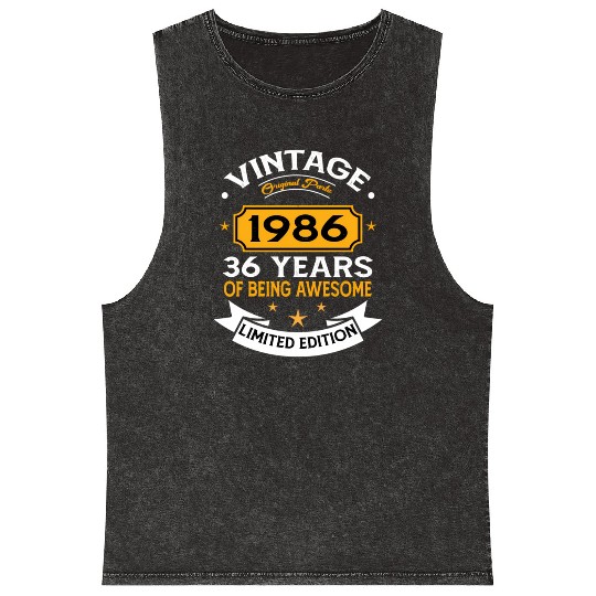 36Th 1986 For And 36 Mineral Wash Tank Tops