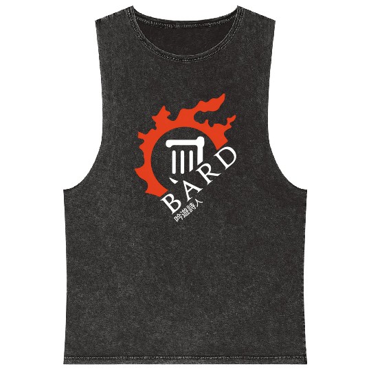 Bard For Warriors Of Light Darkness Mineral Wash Tank Tops