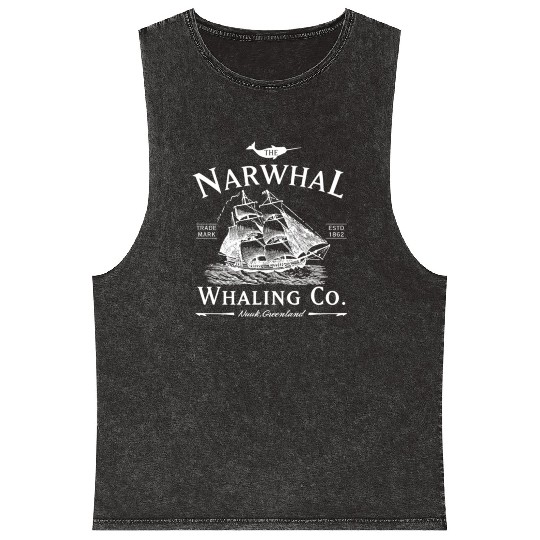 Narwhal Whaling Co Mineral Wash Tank Tops