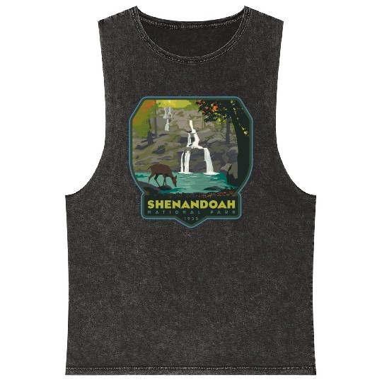 shenandoah national park Mineral Wash Tank Tops