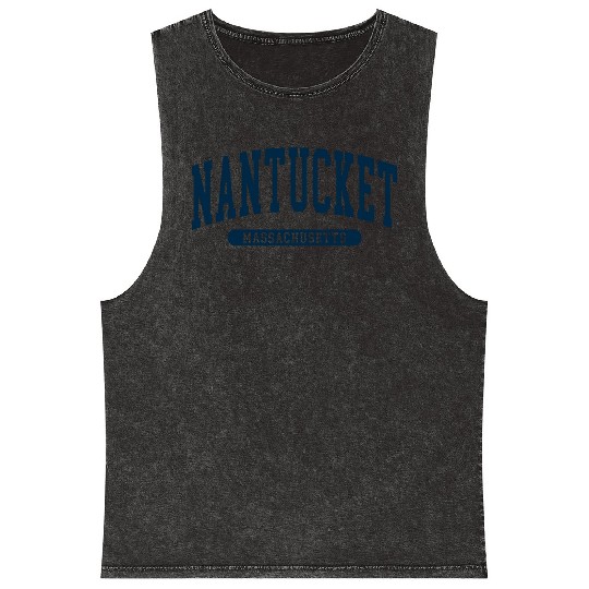 Nantucket Massachusetts Mineral Wash Tank Tops
