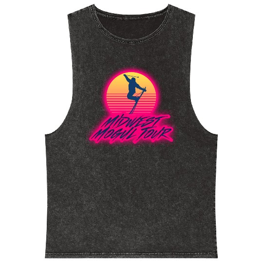 Midwest Mogul Tour Mineral Wash Tank Tops