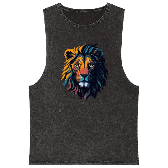 Lion king Mineral Wash Tank Tops