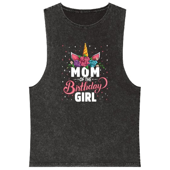 Mom Of The Uorn Family Mineral Wash Tank Tops