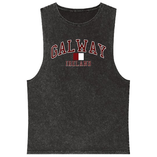 Galway Ireland County Galway Mineral Wash Tank Tops