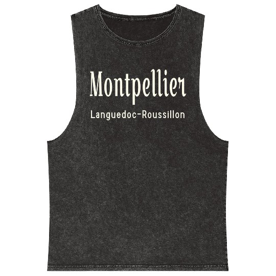 Montpellier Languedoc-Roussillon France French Mineral Wash Tank Tops