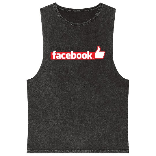 Facebook friends Mineral Wash Tank Tops