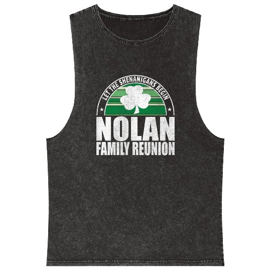 Nolan Family Reunion Irish Mineral Wash Tank Tops