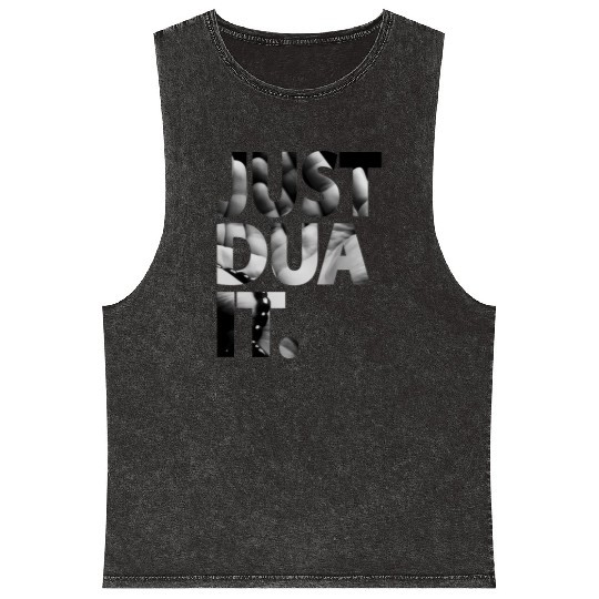 Just Dua It Islam Muslim Mineral Wash Tank Tops