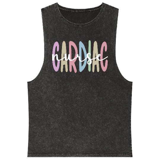 Best Cardiac Nurse Appreciation Cardiac Nursing Mineral Wash Tank Tops