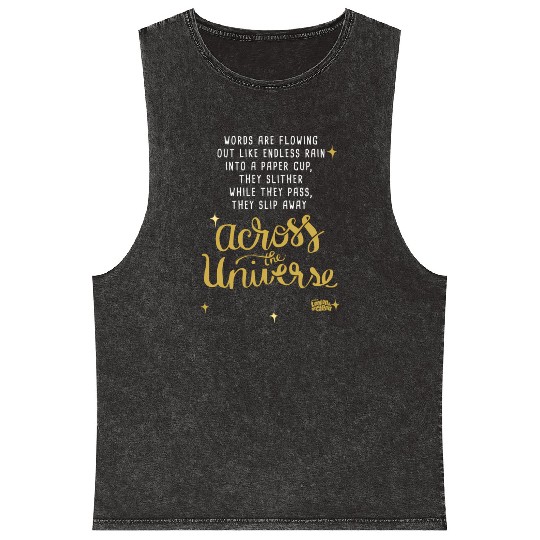 Lyrics By And Mccartney Across The Universe Mineral Wash Tank Tops